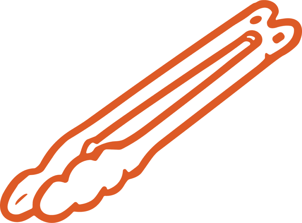 Kitchen Tongs SVG BBQ Outline Vector
