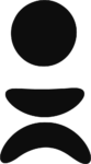Abstract Face SVG Bold Silhouette Vector