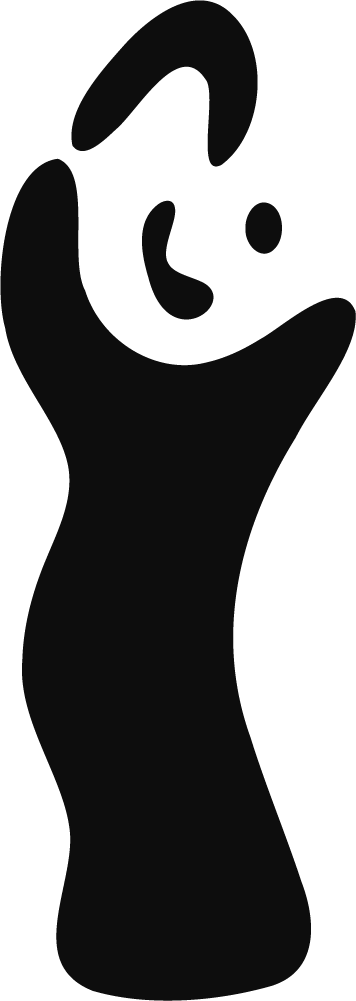 Abstract Figure SVG Bold Silhouette Vector