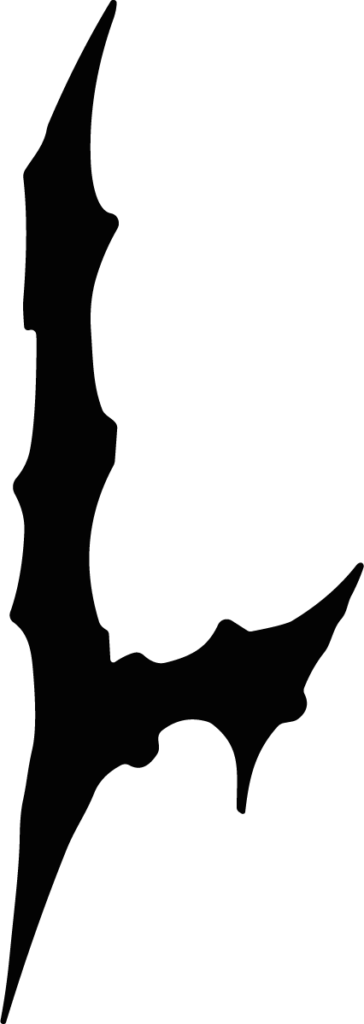 Abstract Hook Shape SVG Jagged Silhouette Vector