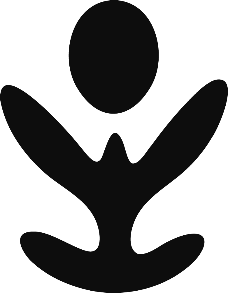 Abstract Human Figure SVG Bold Silhouette Vector