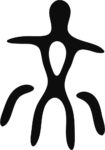 Abstract Human Figure SVG Fluid Silhouette Vector