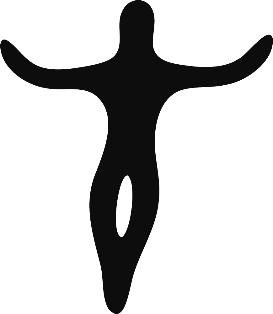 Abstract Human Silhouette SVG Fluid Form Vector