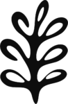 Abstract Leaf SVG Swirling Botanical Vector