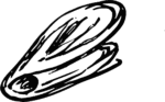 Abstract Oval Sketch SVG Bold Scribble Vector