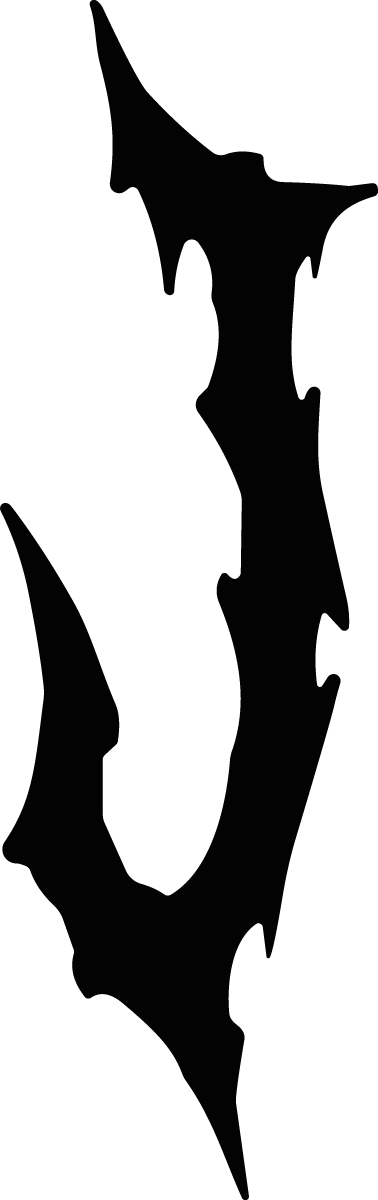 Abstract Silhouette SVG Jagged Edges Vector - Image 1