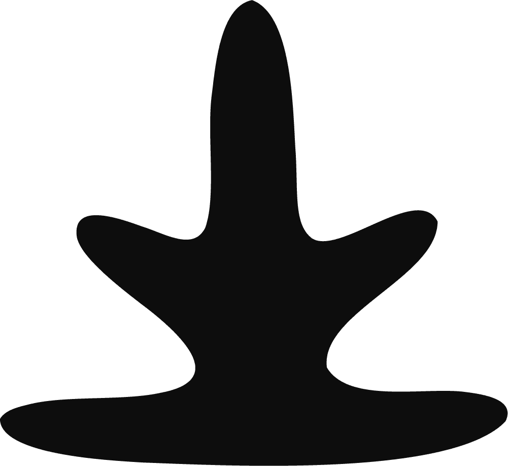 Abstract Splash Shape SVG Fluid Silhouette Vector