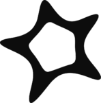 Abstract Star Shape SVG Bold Twisted Vector