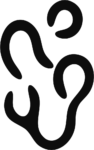 Abstract Swirls SVG Flowing Loops Vector