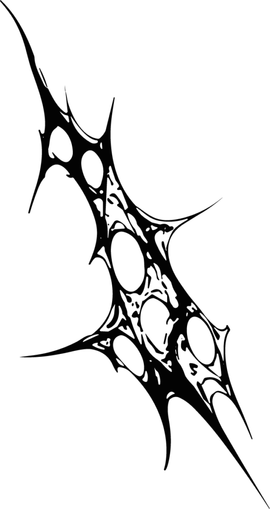 Abstract Thorn Shape SVG Jagged Web Vector
