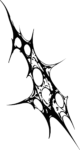 Abstract Thorn Shape SVG Jagged Web Vector