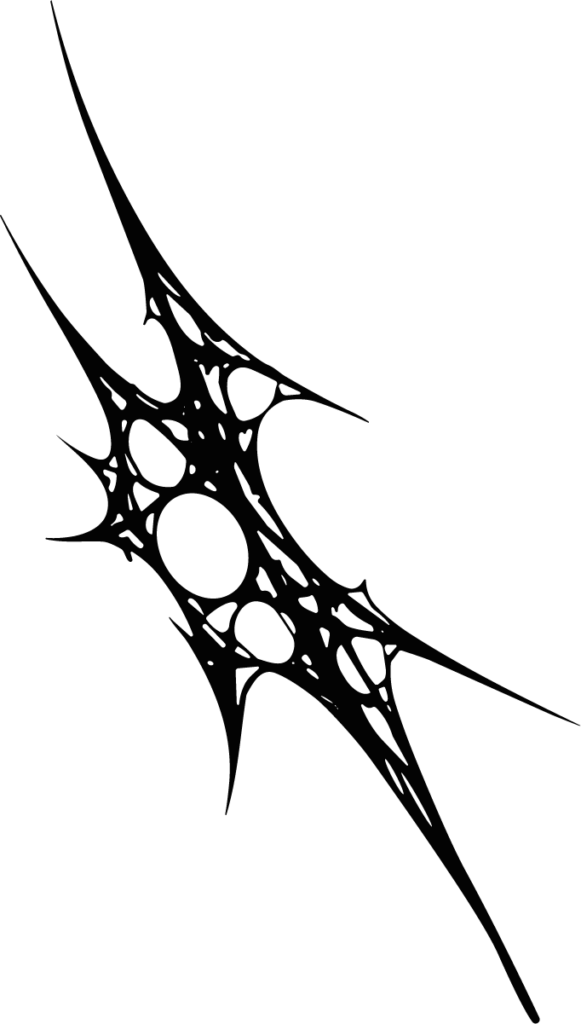 Abstract Web Shape SVG Jagged Organic Vector