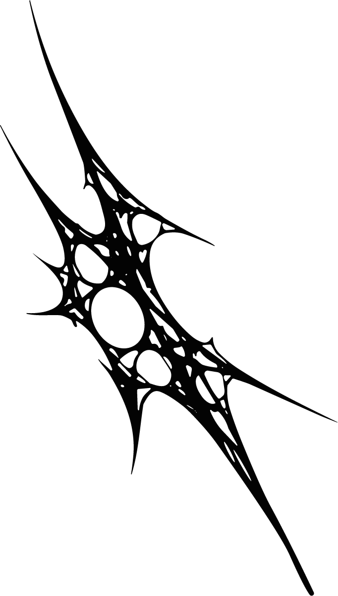 Abstract Web Shape SVG Jagged Organic Vector - Image 1
