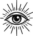 All Seeing Eye SVG Radiant Mystic Vector