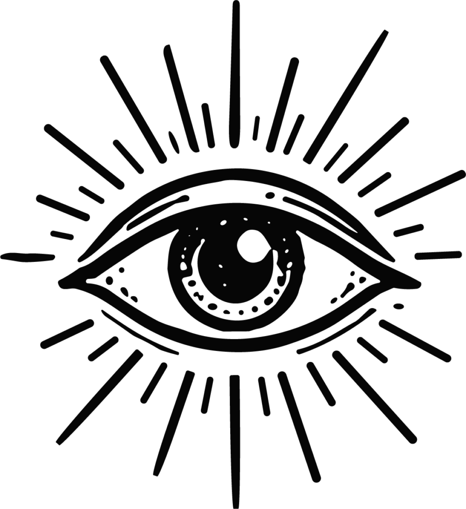 All Seeing Eye SVG Radiant Mystic Vector
