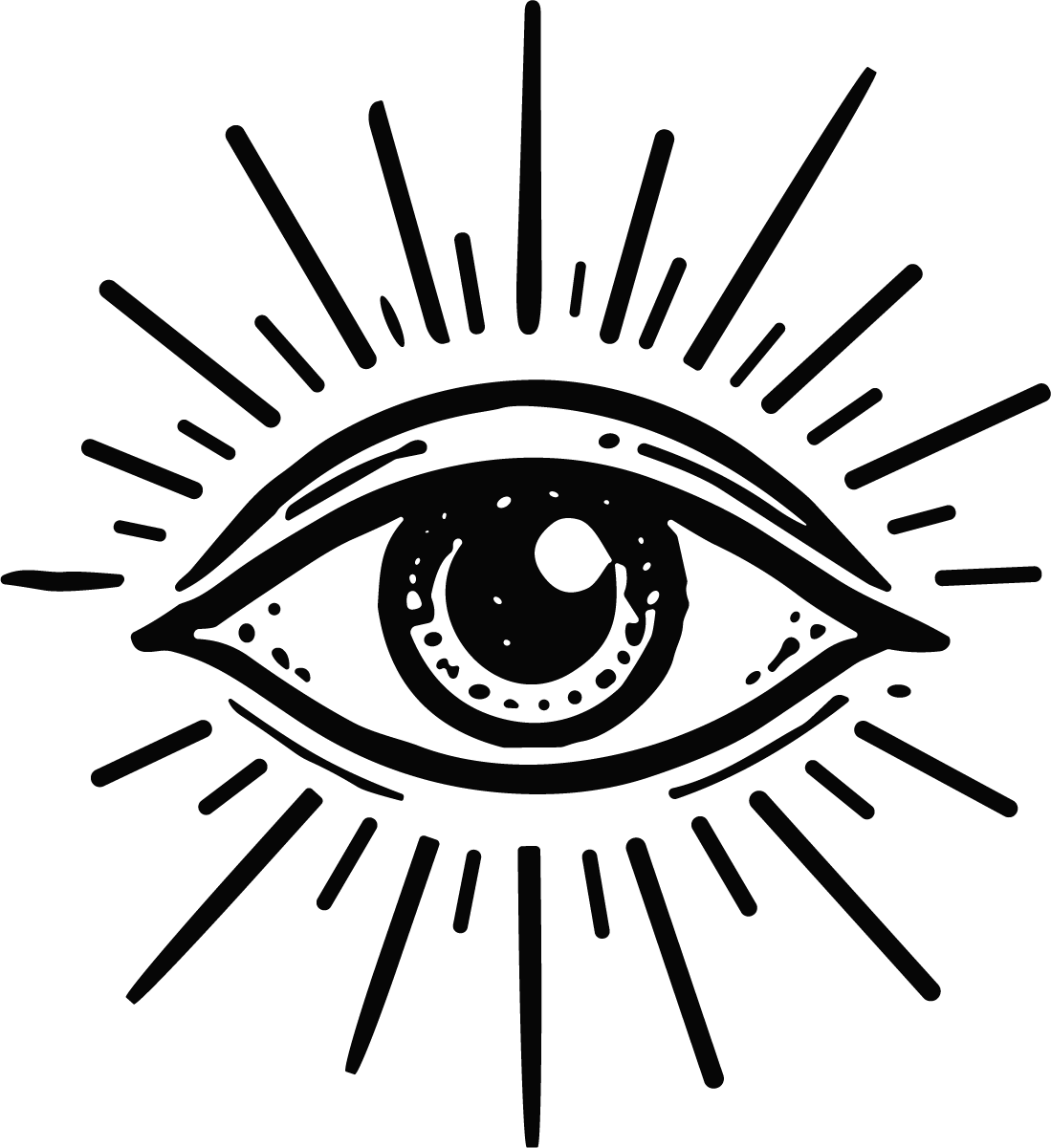All Seeing Eye SVG Radiant Mystic Vector - Image 1