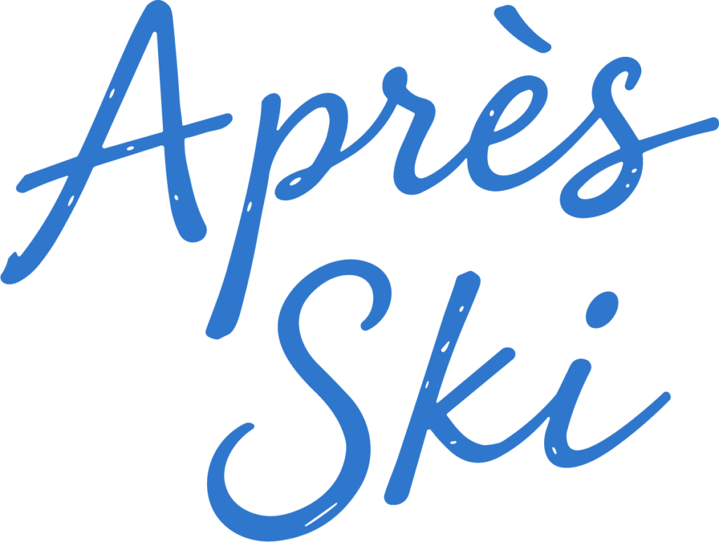 Apres Ski Lettering SVG Flowing Script Vector