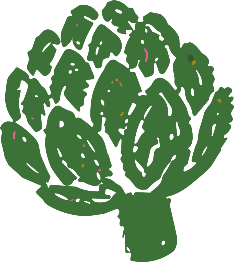 Artichoke SVG Rustic Botanical Vector