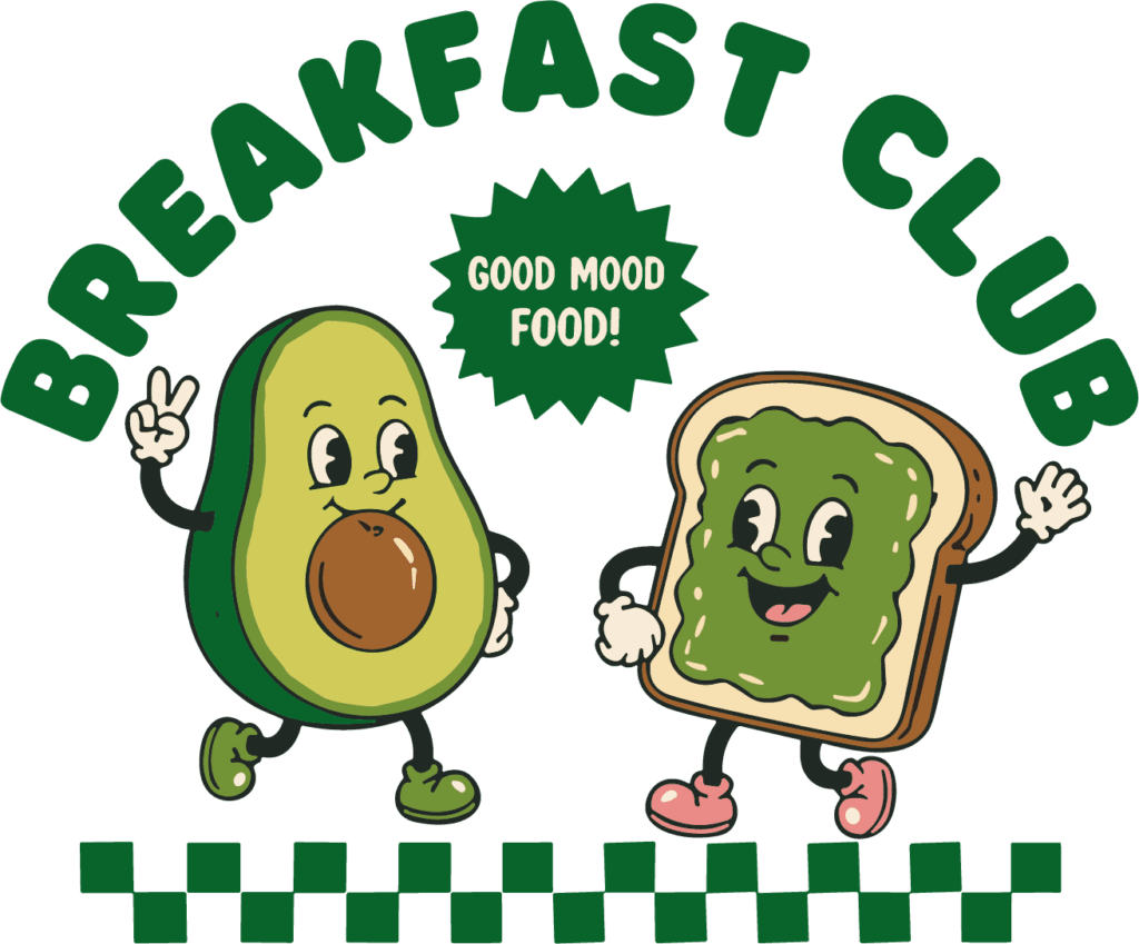 Avocado And Toast SVG Retro Diner Vector