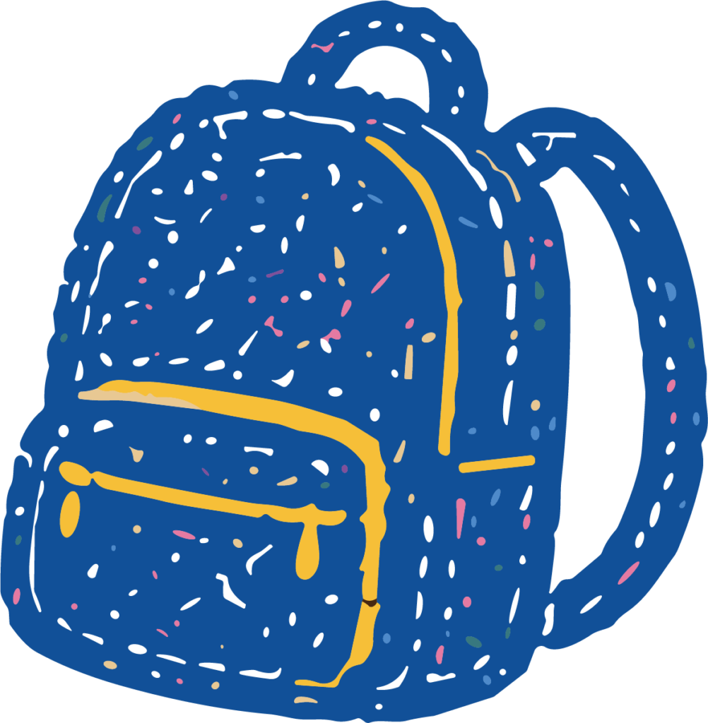Backpack SVG Speckled Confetti Vector