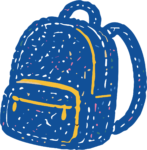 Backpack SVG Speckled Confetti Vector