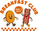 Bacon And Pancake SVG Retro Diner Vector