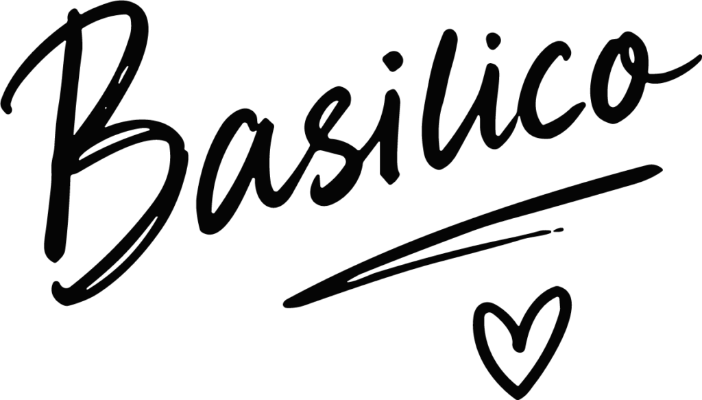 Basilico Lettering SVG Flowing Script Vector