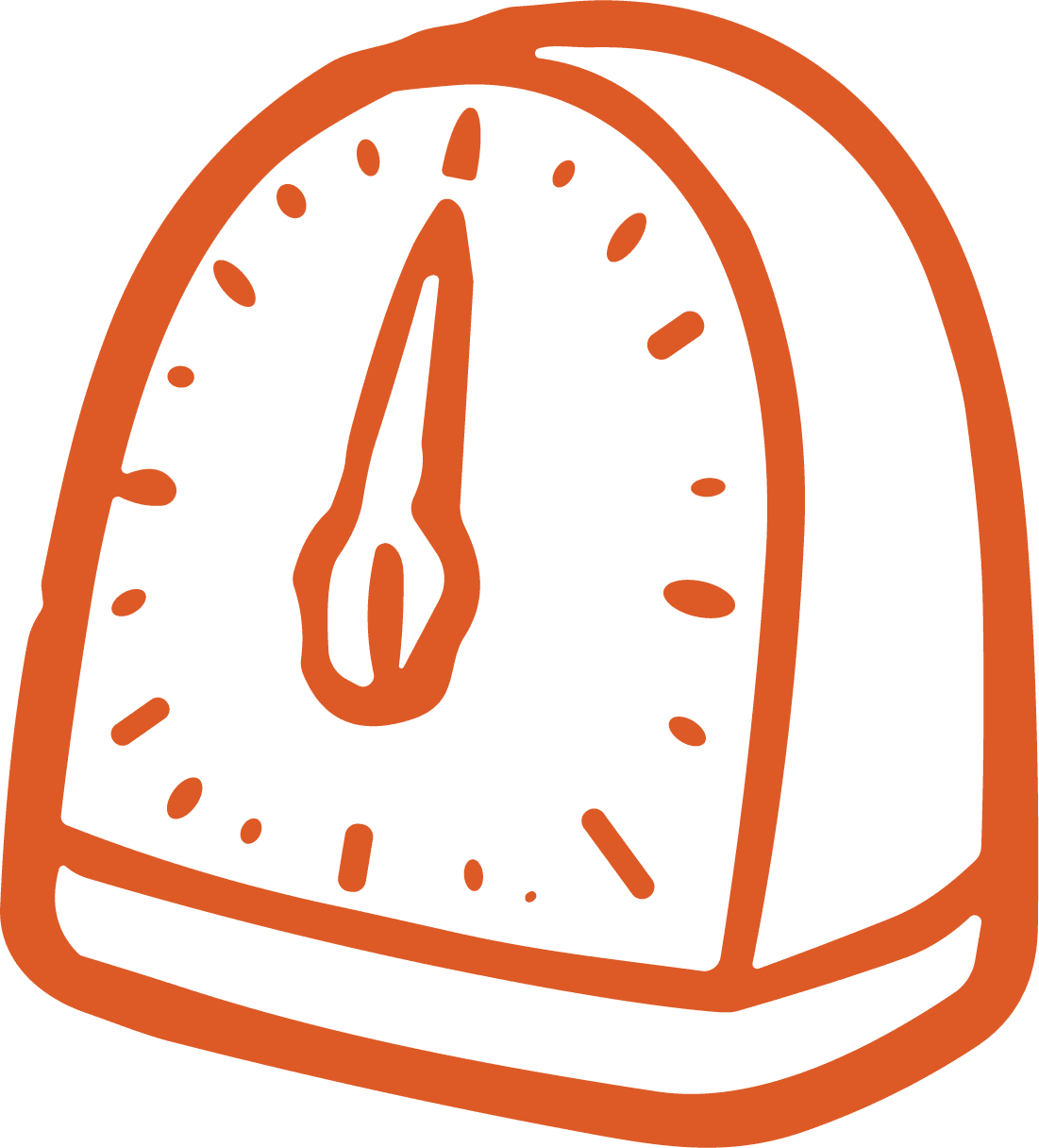 Bathroom Scale SVG Bold Outline Vector - Image 1