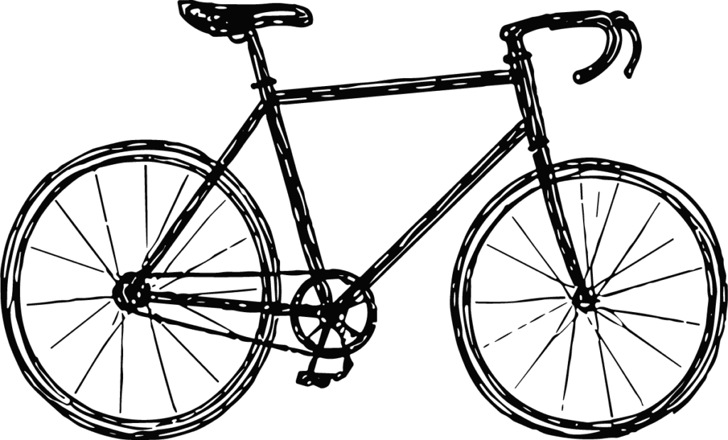 Bicycle SVG Detailed Sketch Vector
