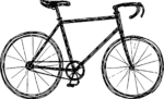 Bicycle SVG Detailed Sketch Vector