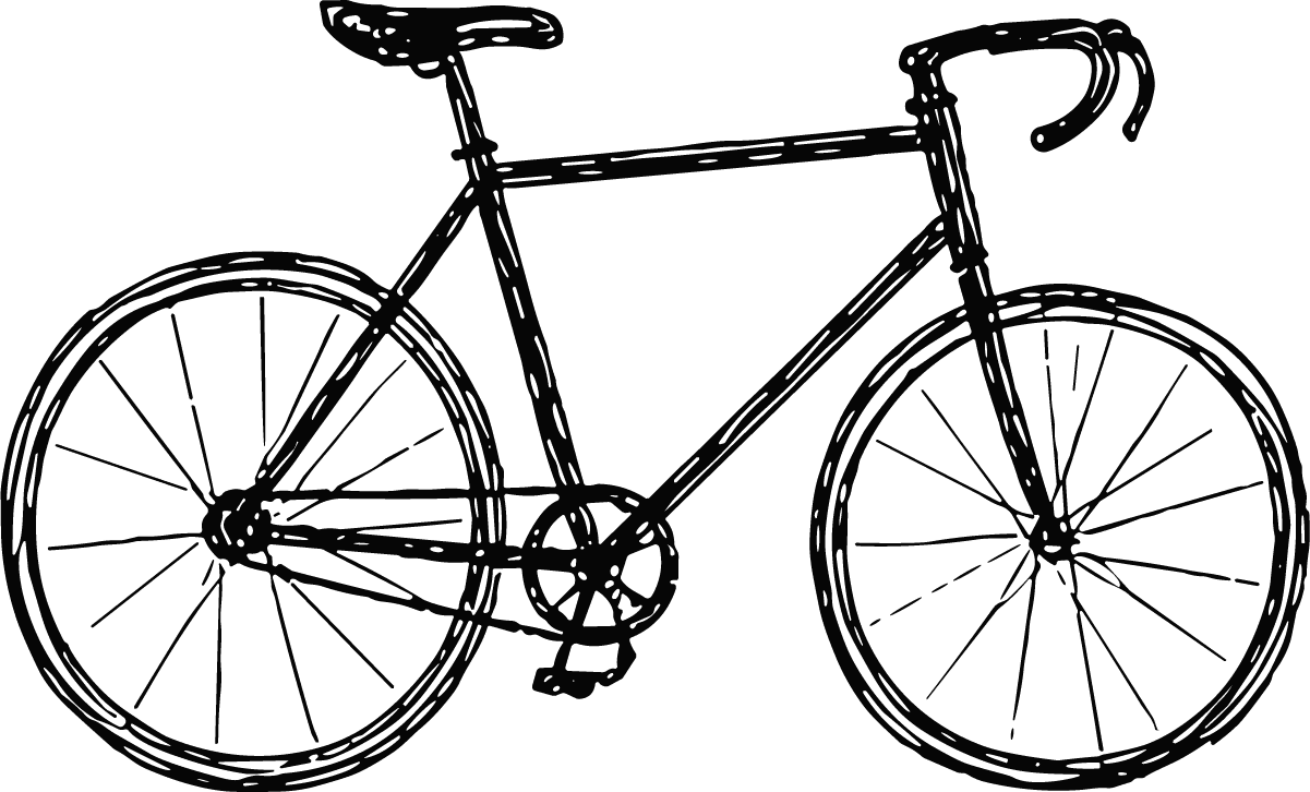 Bicycle SVG Detailed Sketch Vector - Image 1