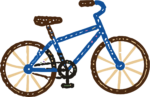 Bicycle SVG Playful Doodle Vector