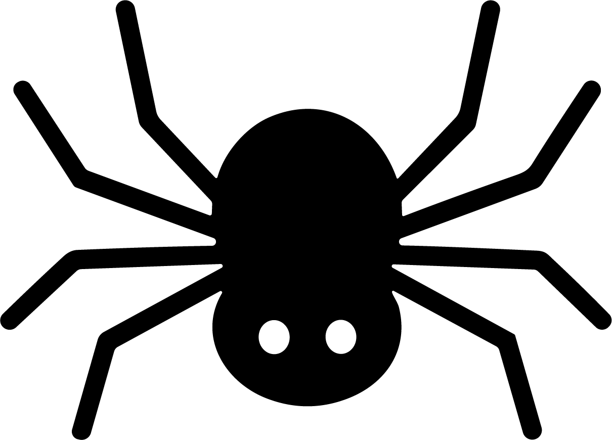 Black Spider SVG Creepy Crawly Vector - Image 1