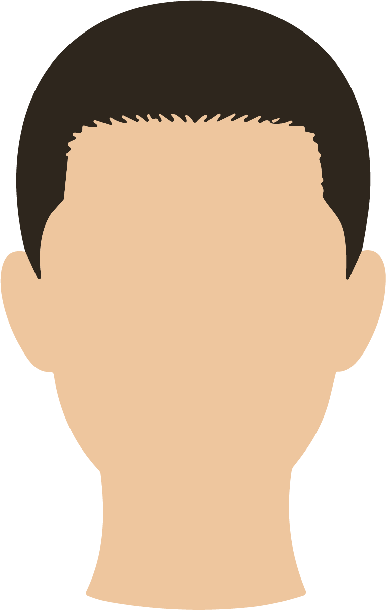 Blank Face Avatar SVG Faceless Portrait Vector - Image 1