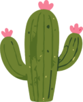 Blooming Cactus SVG Cheerful Desert Vector