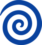 Blue Spiral SVG Hypnotic Coil Vector