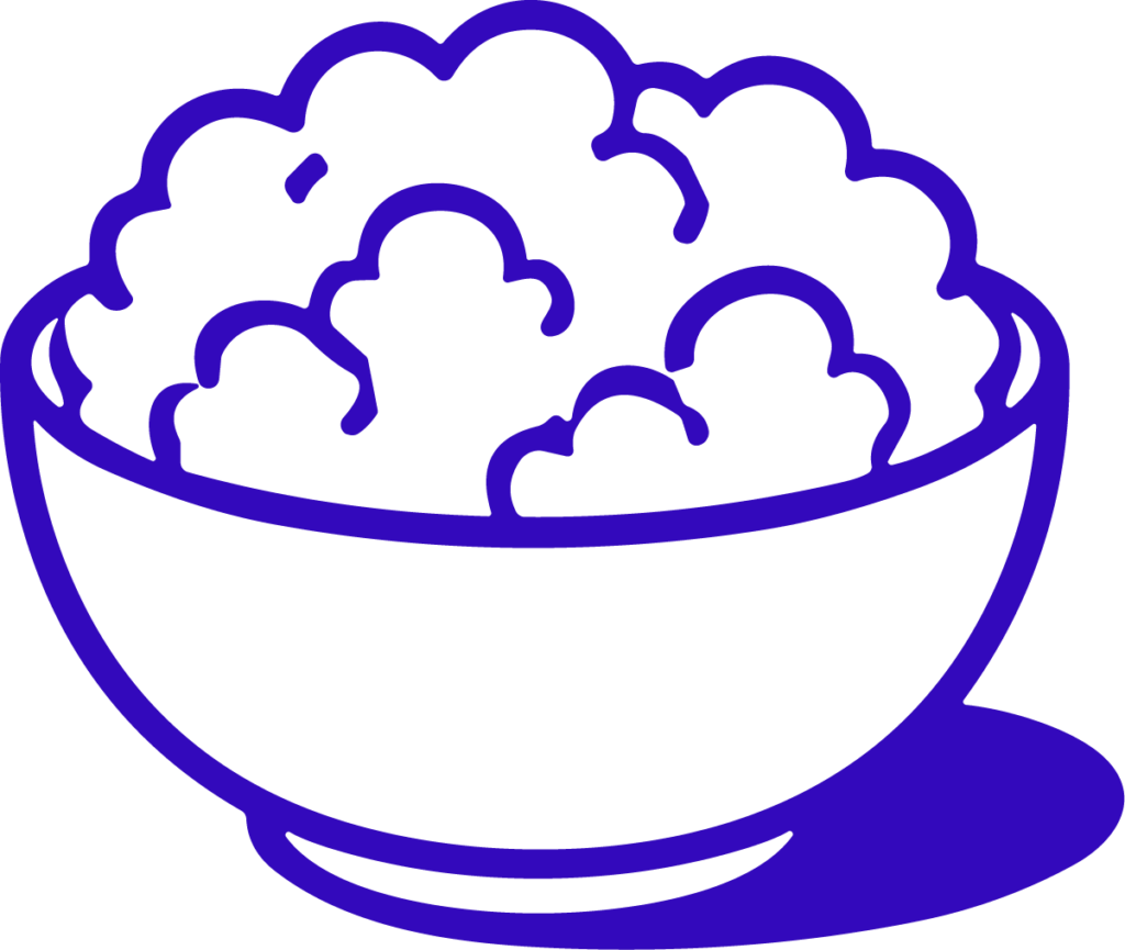 Bowl Of Food SVG Bold Outline Vector