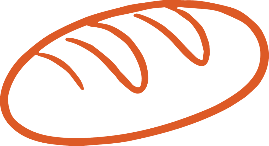 Bread Loaf SVG Simple Outline Vector