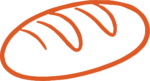 Bread Loaf SVG Simple Outline Vector