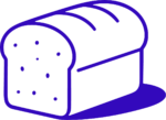 Bread Loaf SVG Bold Outline Vector