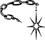 Broken Chain Star SVG Bold Freedom Vector