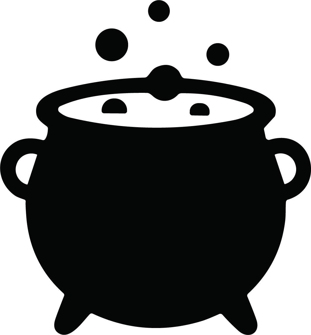 Bubbling Cauldron SVG Witch's Brew Vector - Image 1