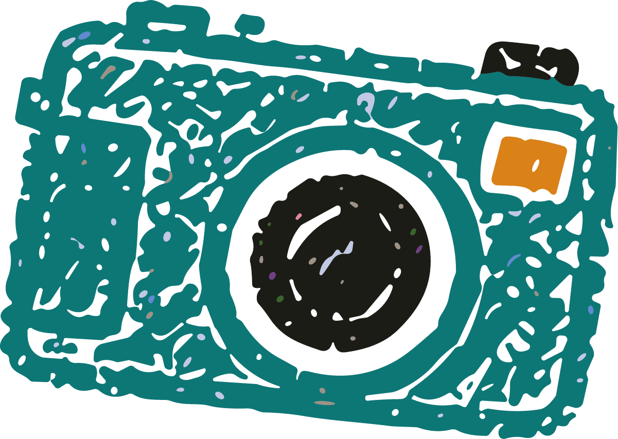 Camera SVG Sketchy Doodle Vector - Image 1