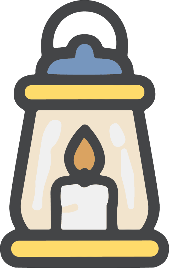 Camping Lantern SVG Cozy Glow Vector