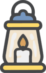 Camping Lantern SVG Cozy Glow Vector