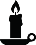 Candle Holder SVG Classic Silhouette Vector