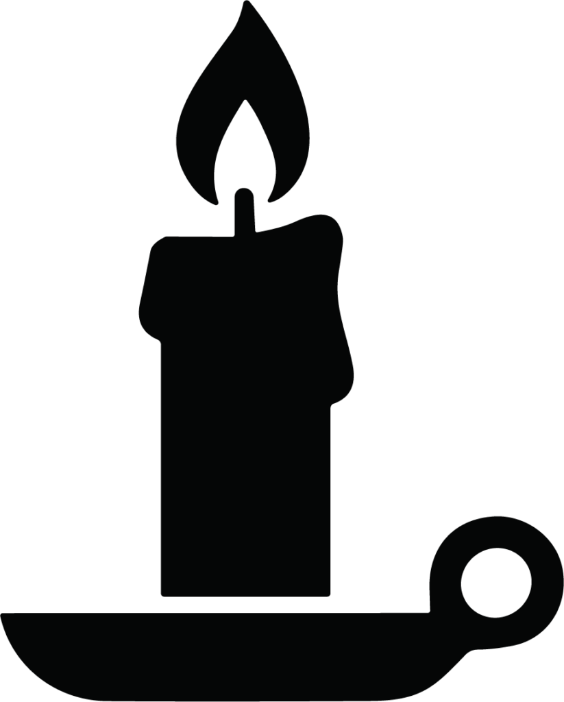 Candle Holder SVG Classic Silhouette Vector