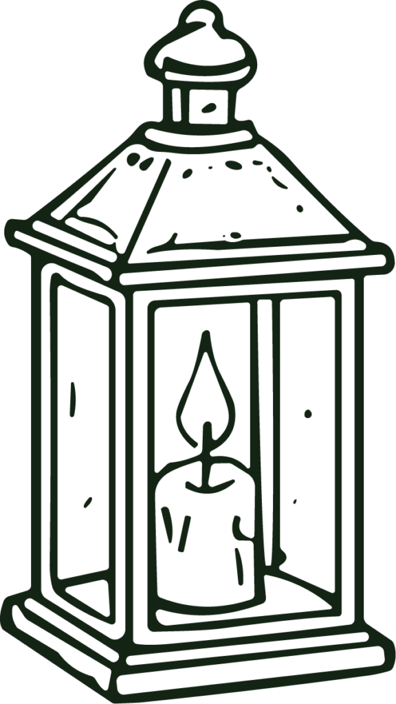 Candle Lantern SVG Cozy Glow Vector