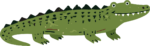 Cartoon Crocodile SVG Friendly Reptile Vector