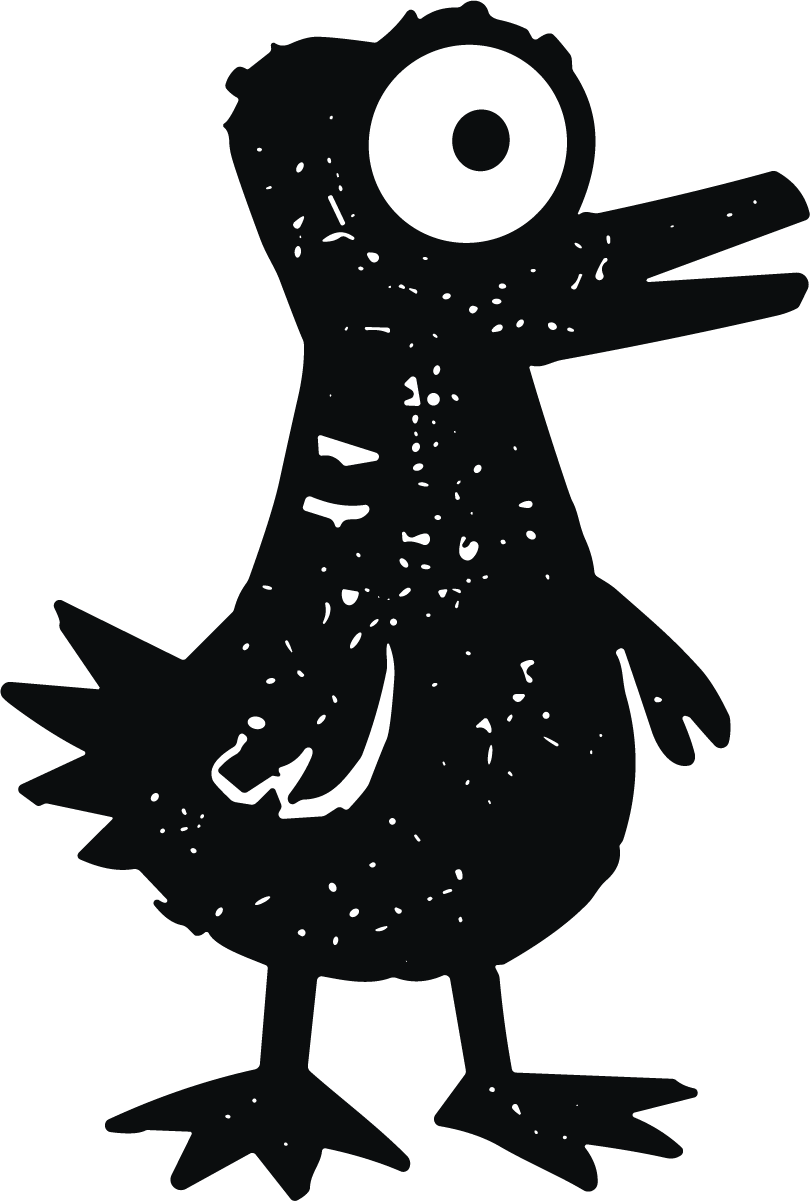 Cartoon Duck SVG Quirky Silhouette Vector - Image 1